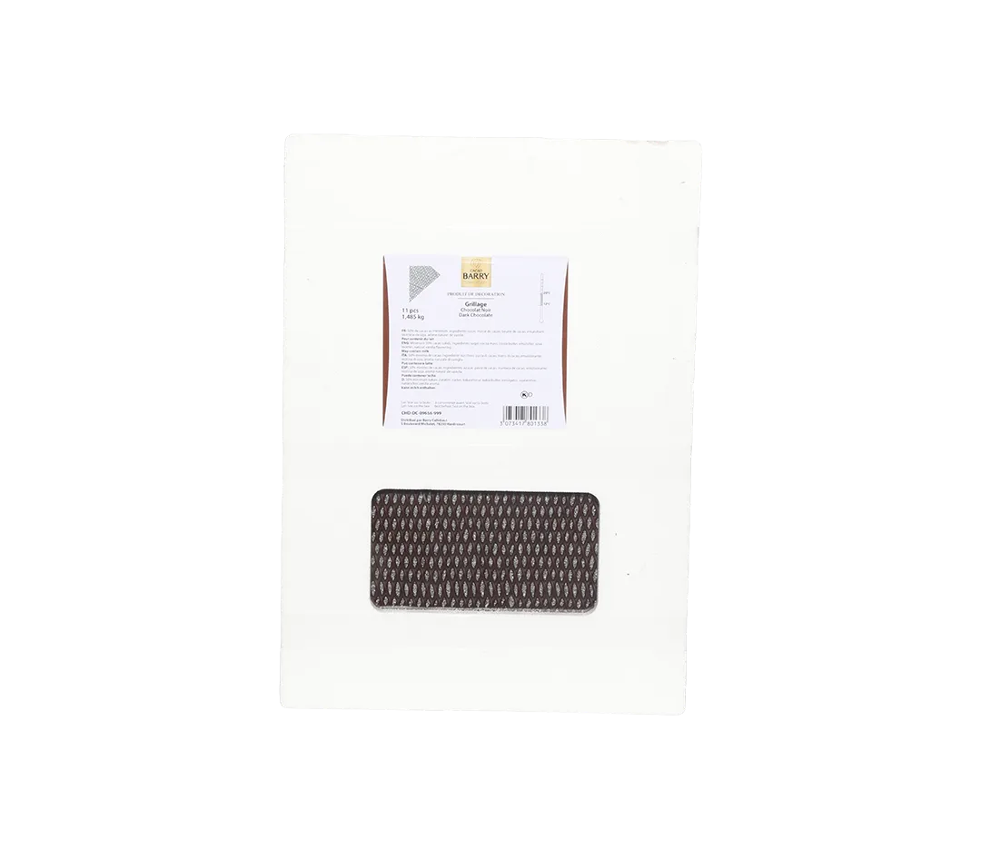 Grillage chocolat noir - x11