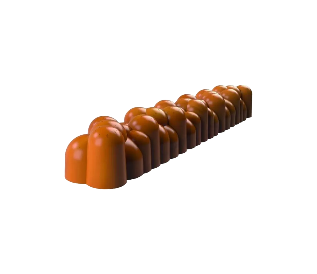 Moule bûche Bubble x12