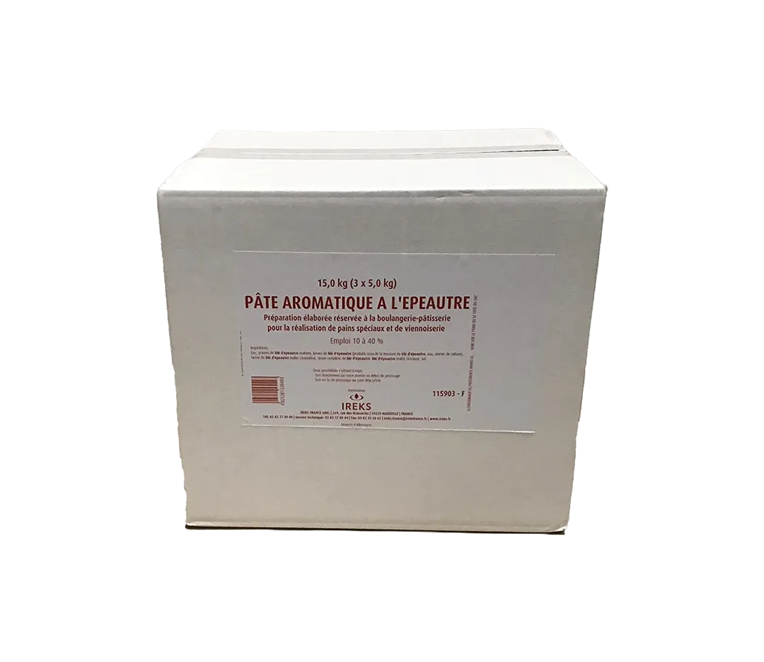 Pâte aromatique Epeautre 4x2,5kg