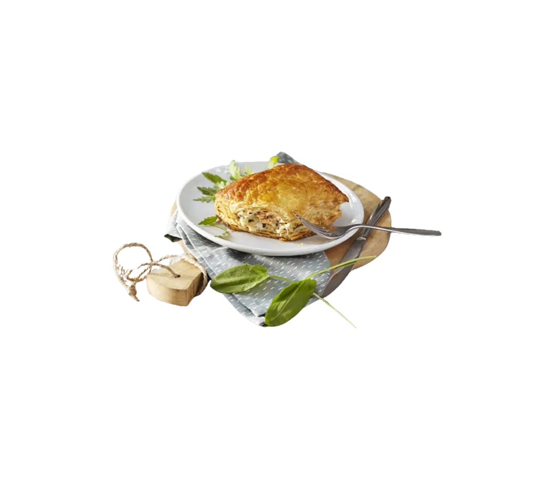Feuilleté saumon oseille
