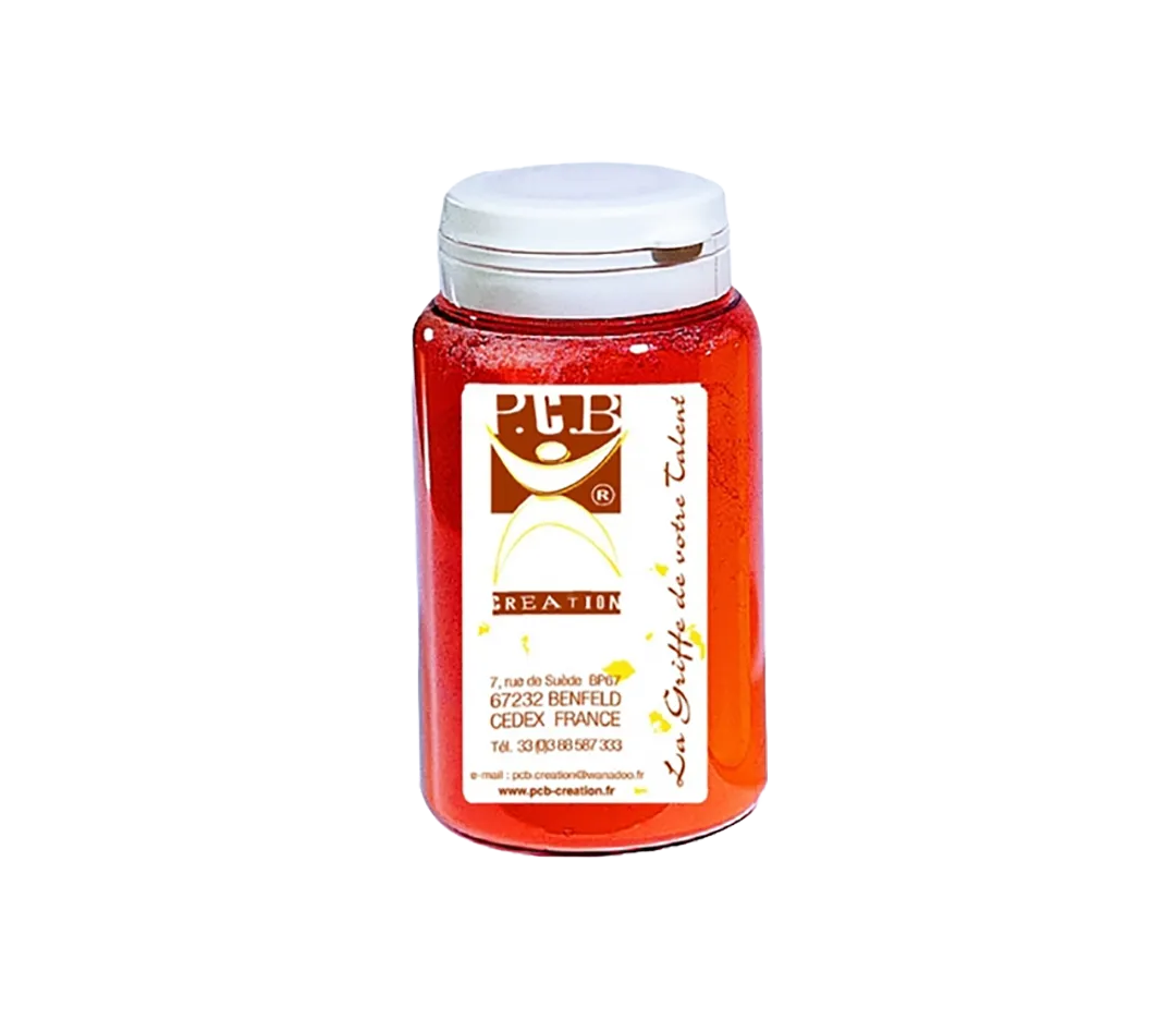 Colorant orange en poudre