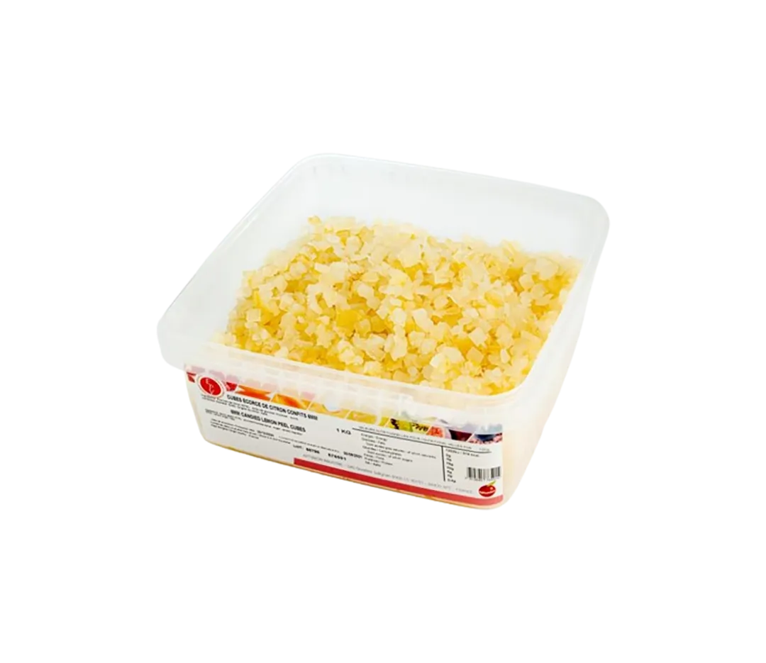 ECORCE CITRON CUBE 6-6MM BTE 1 KG KERRY