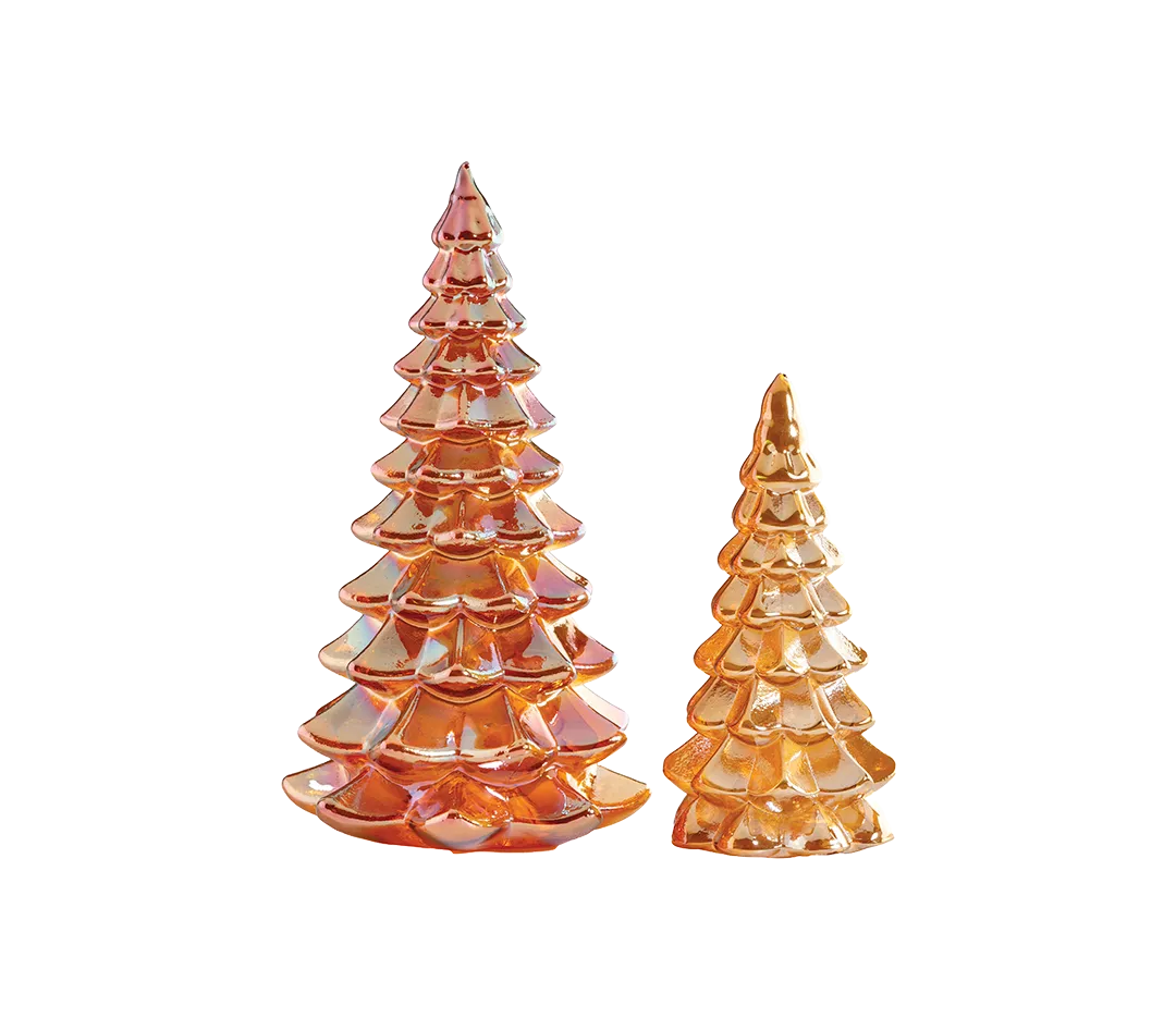 Sapin déco bronze - D12 22cm