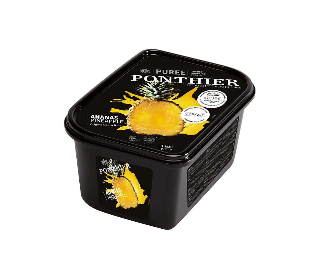 Purée Surgelée Ananas 10% de sucre