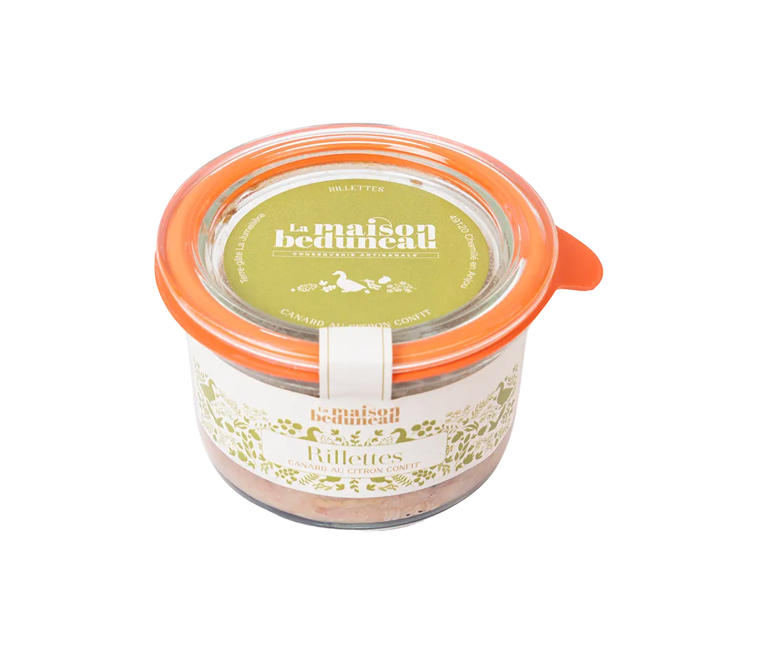 Rillette de canard au citron confit