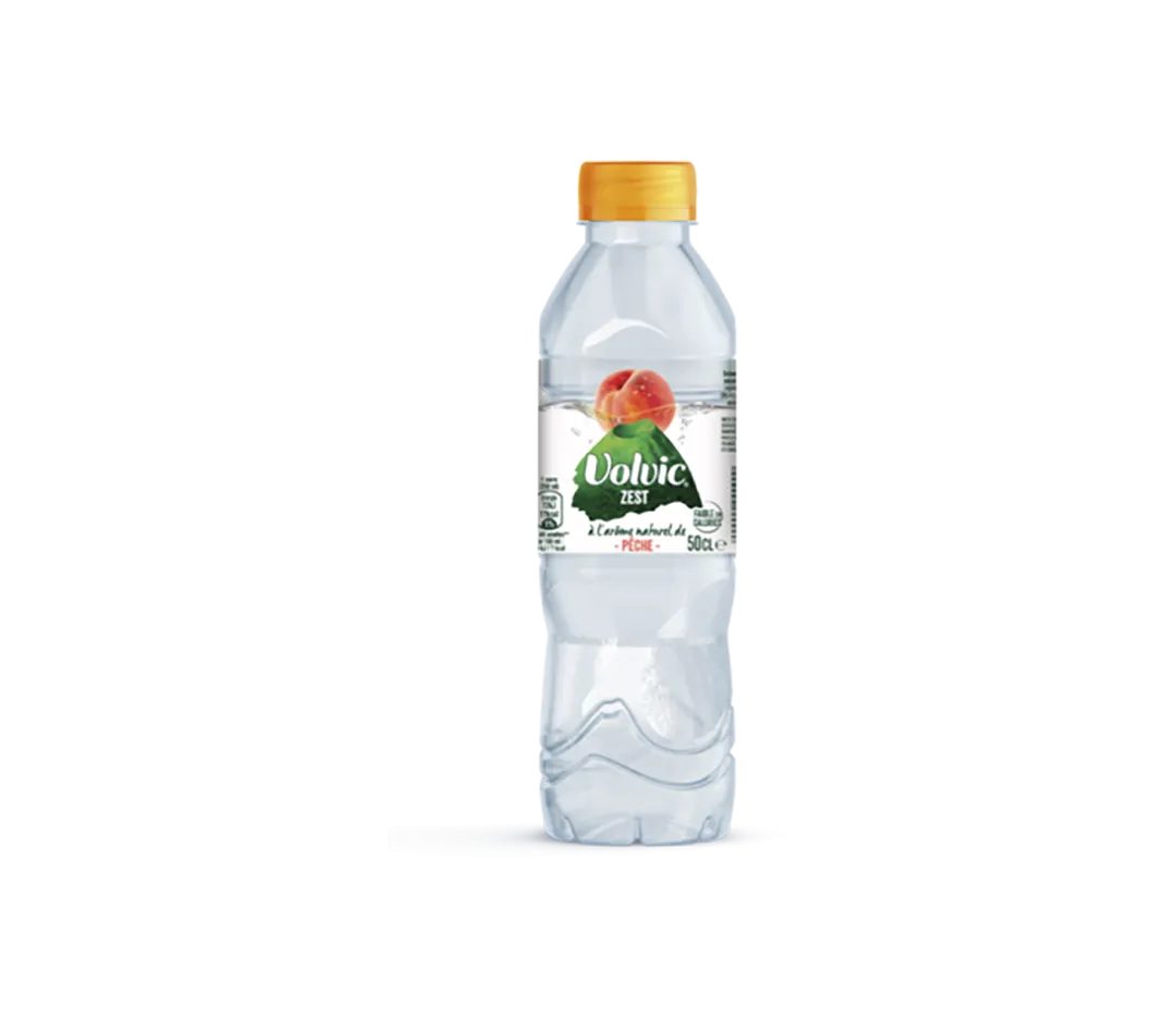 Volvic zest pêche 50cl pack 4x6