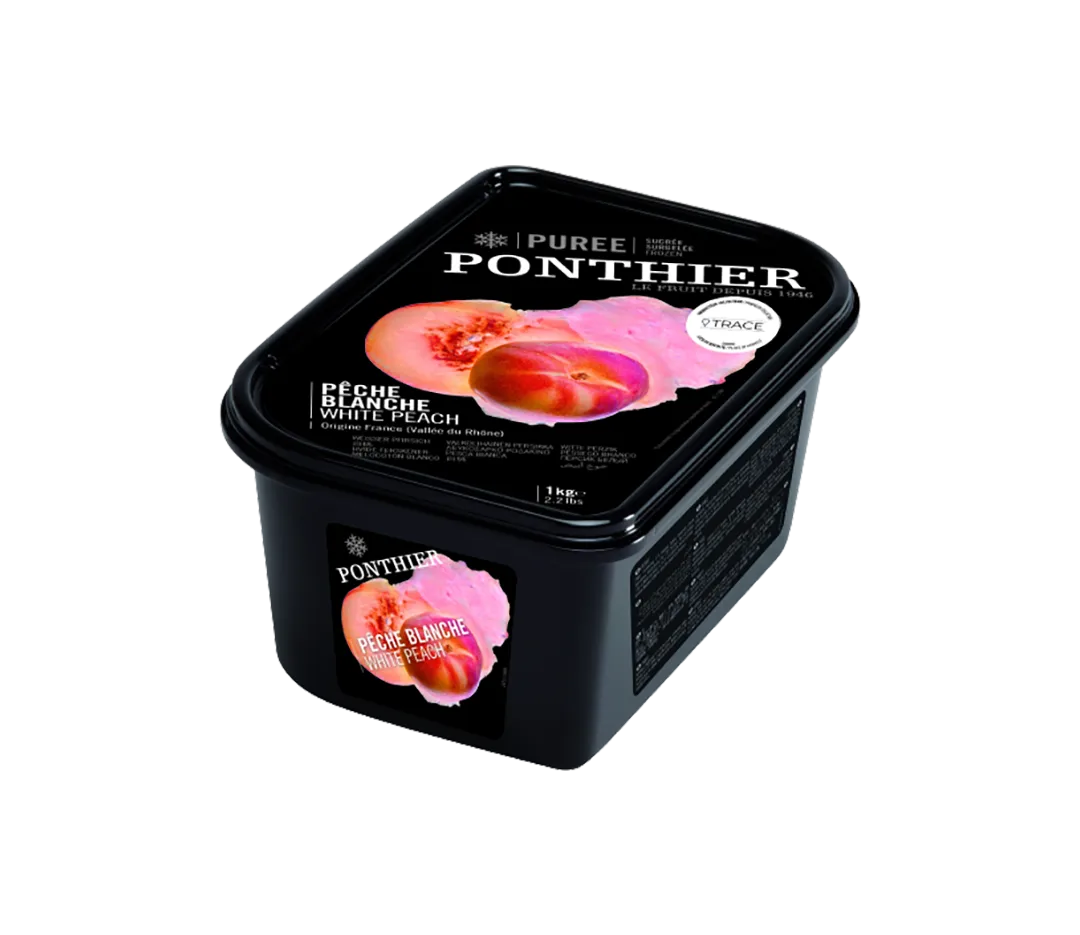 Purée de Fruits Surgelée Pêche Blanche