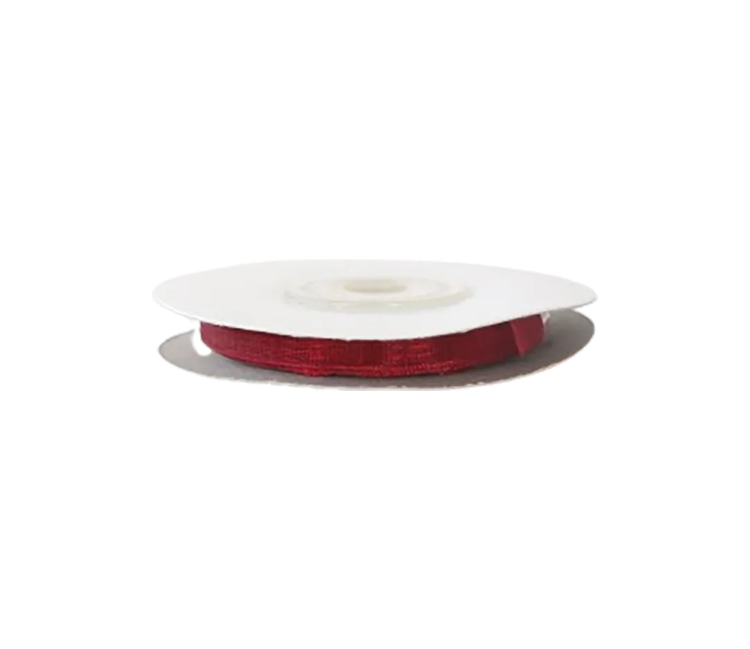 Ruban organdi bordeaux