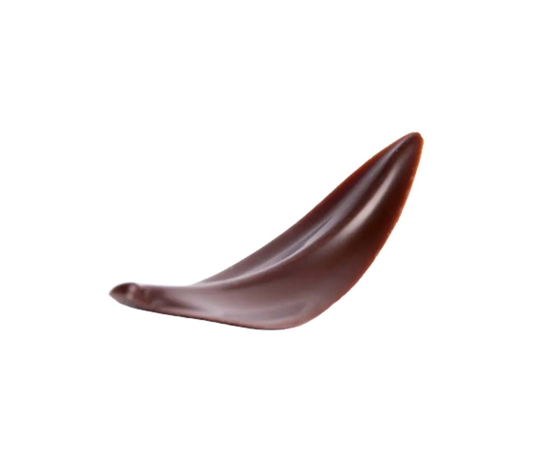 DECOR CHOCOLAT FEUILLE NOIRE BT128 DOBLA