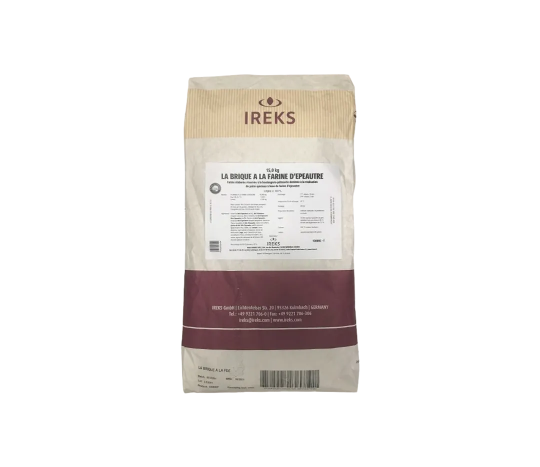 FARINE LA BRIQUE EPEAUTRE SAC 15KG IREKS