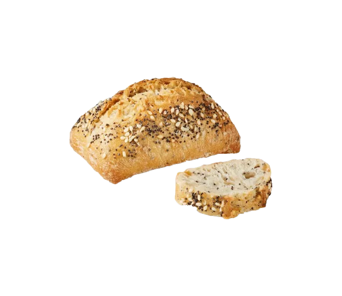 Petit pain carré multi-grains 