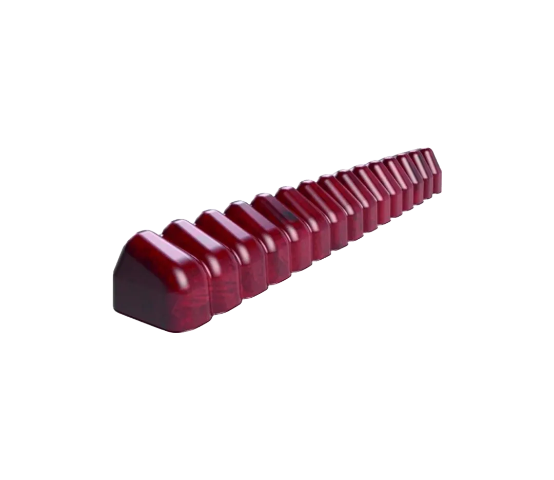 Moule bûche Annelé x12