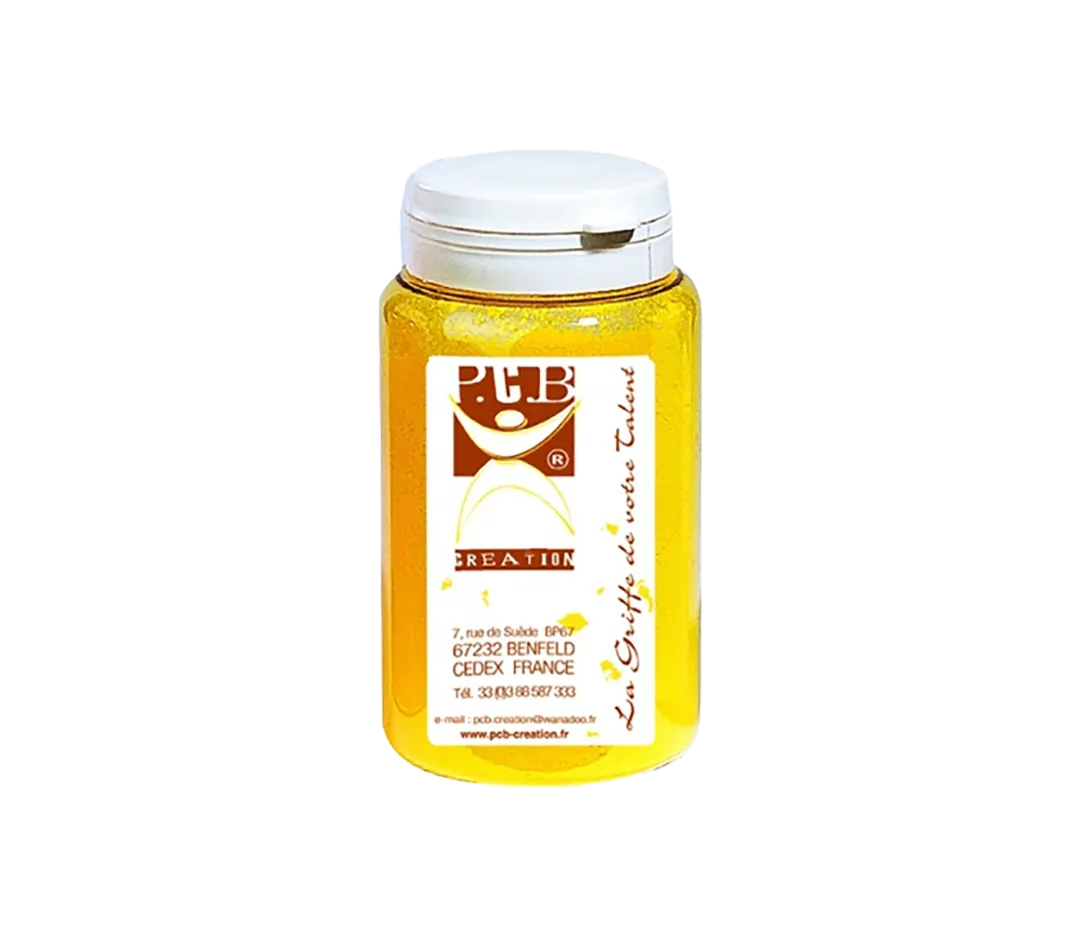 Colorant jaune en poudre