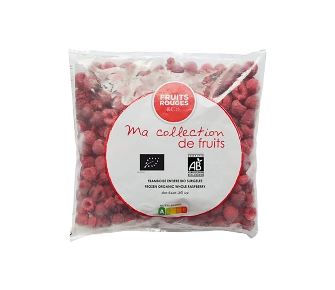 Framboise entière surgelée bio - 10kg