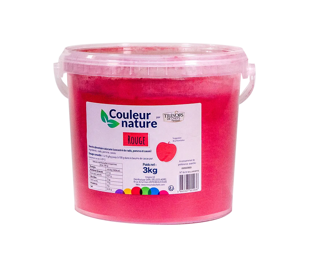 Denrées alimentaires colorantes