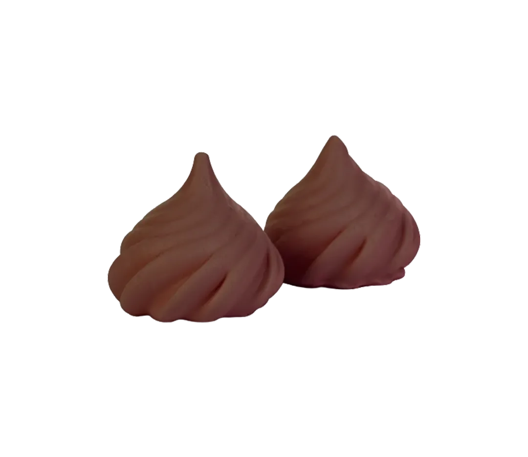 Meringues cacao carton de 360