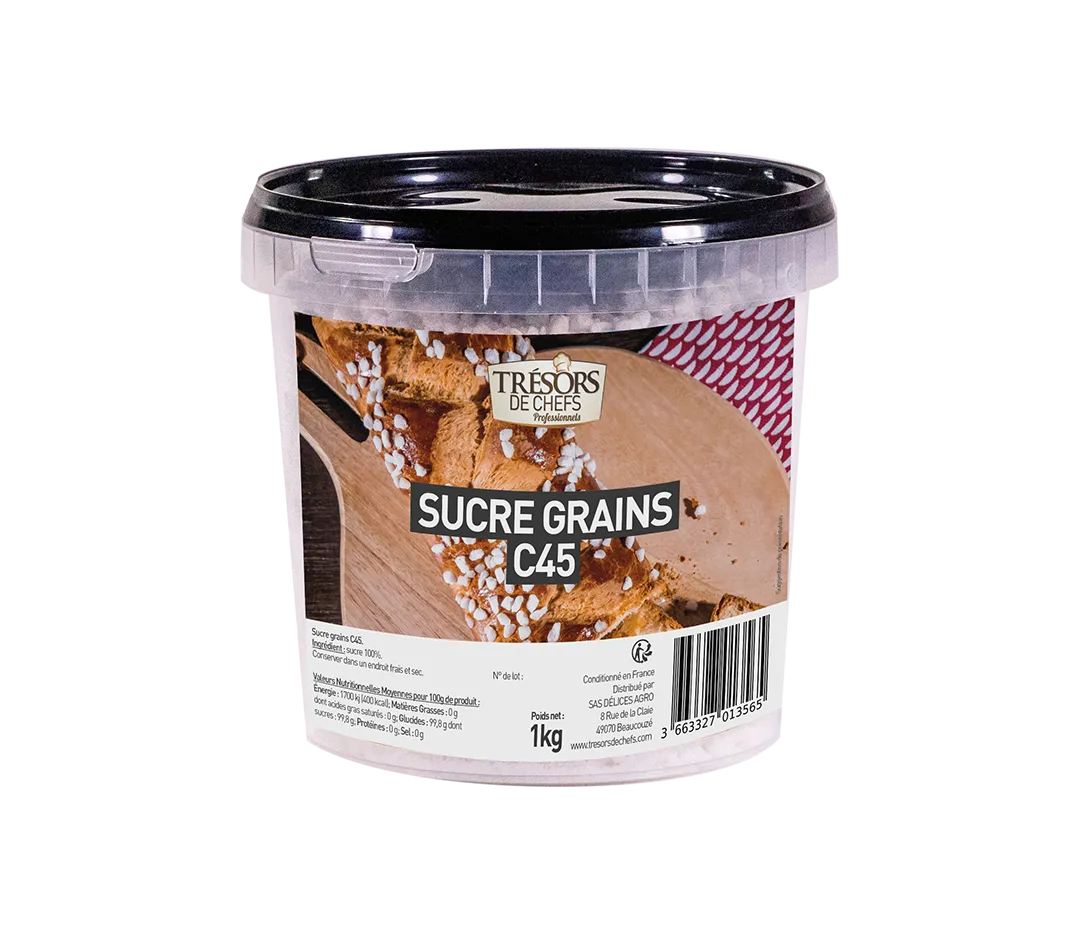 SUCRE GRAINS C45 SAC 1 KG TDCP.