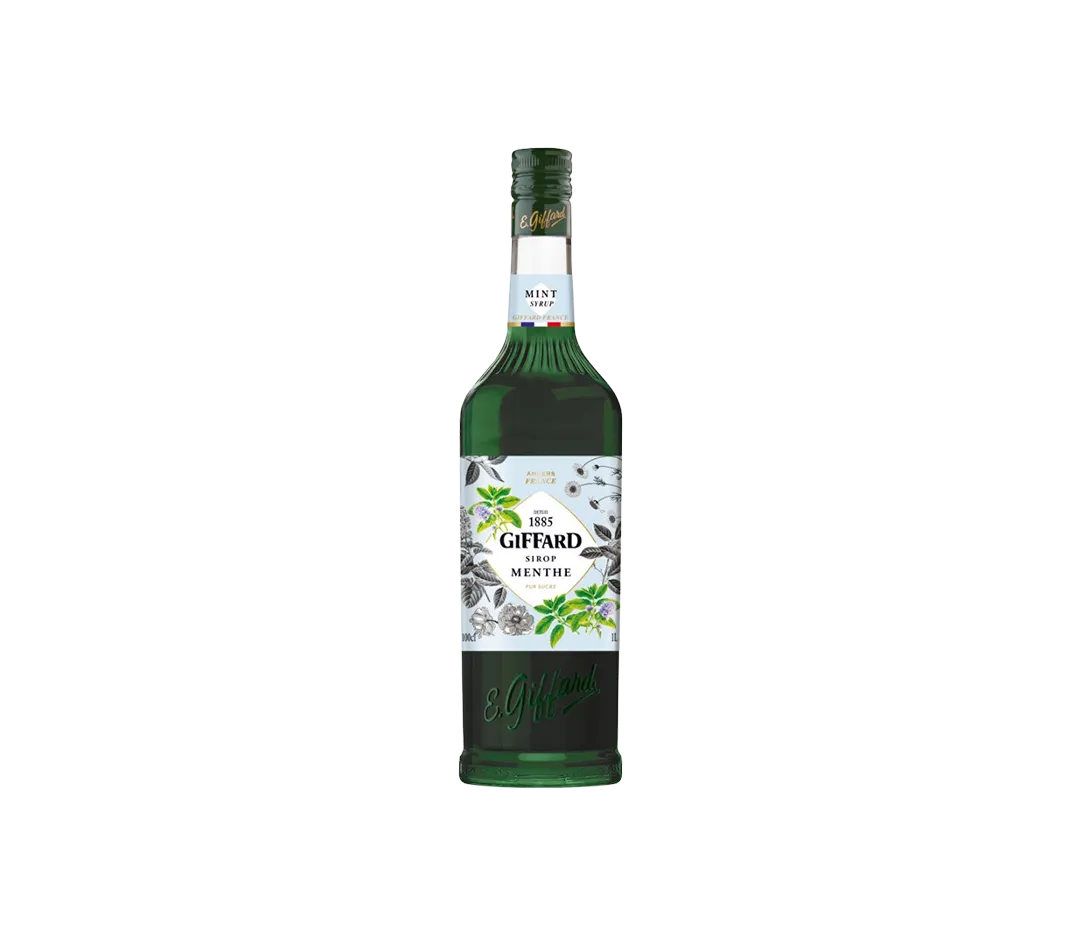 SIROP MENTHE VERTE BOUTEILLE 1L GIFFARD