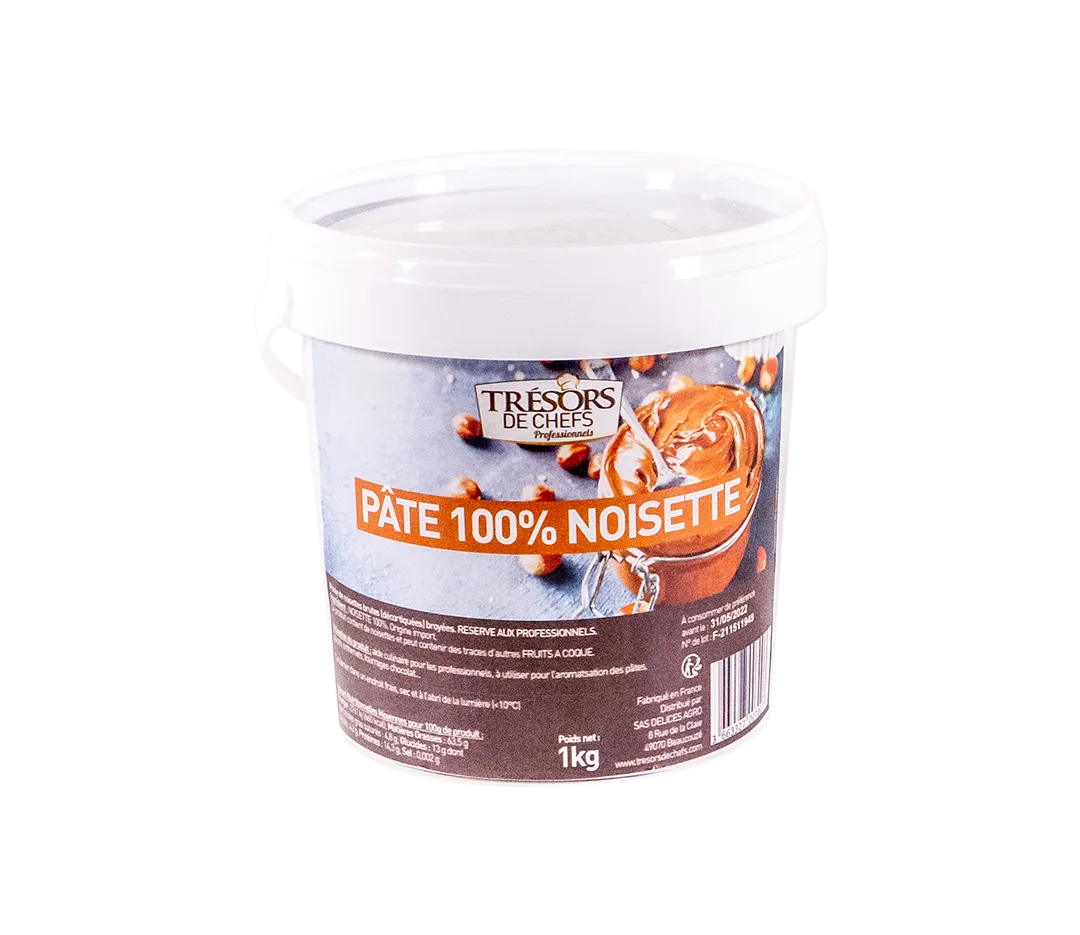 Pure pâte de noisette 100% - 1kg