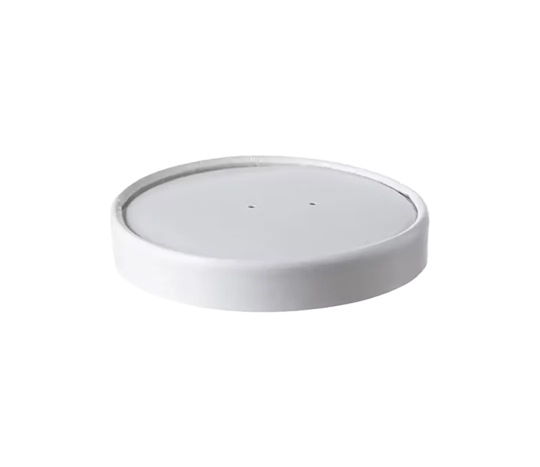 Couvercle pot carton blanc - 770CC