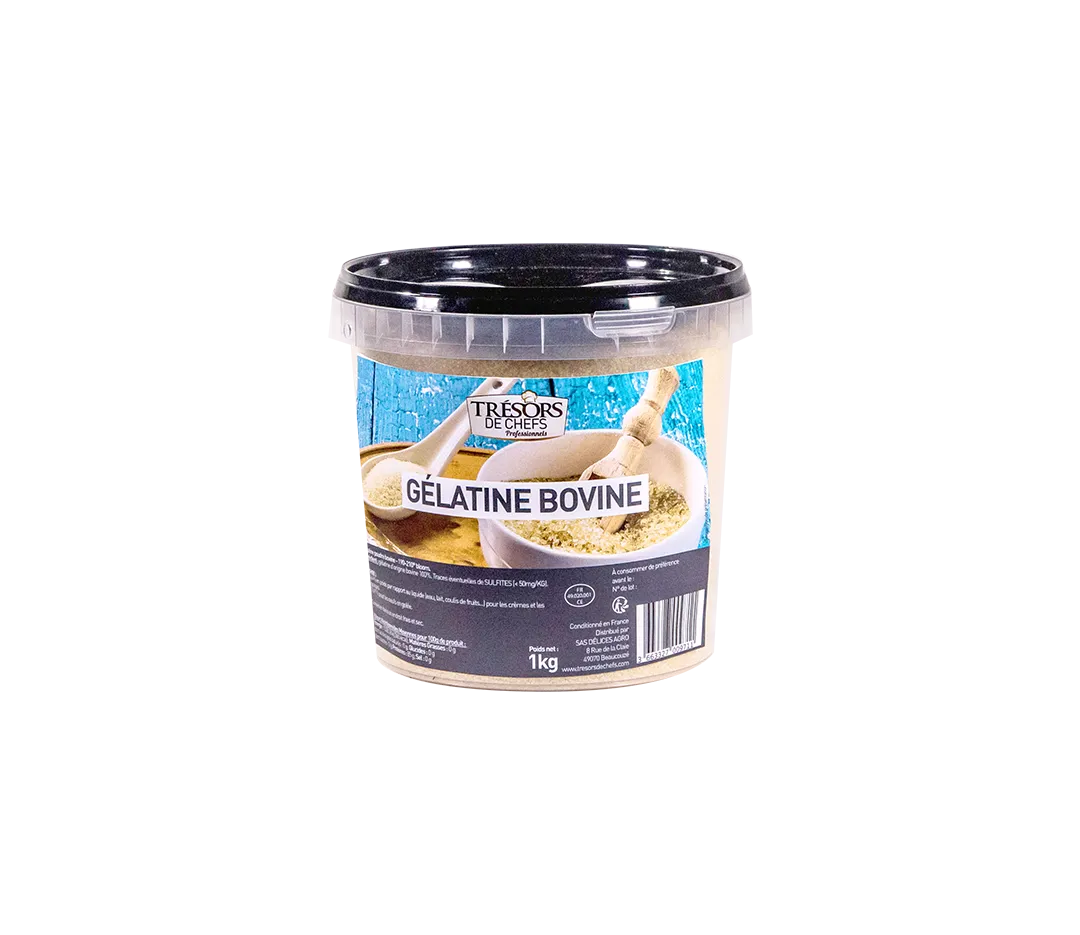 Gélatine poudre bovine