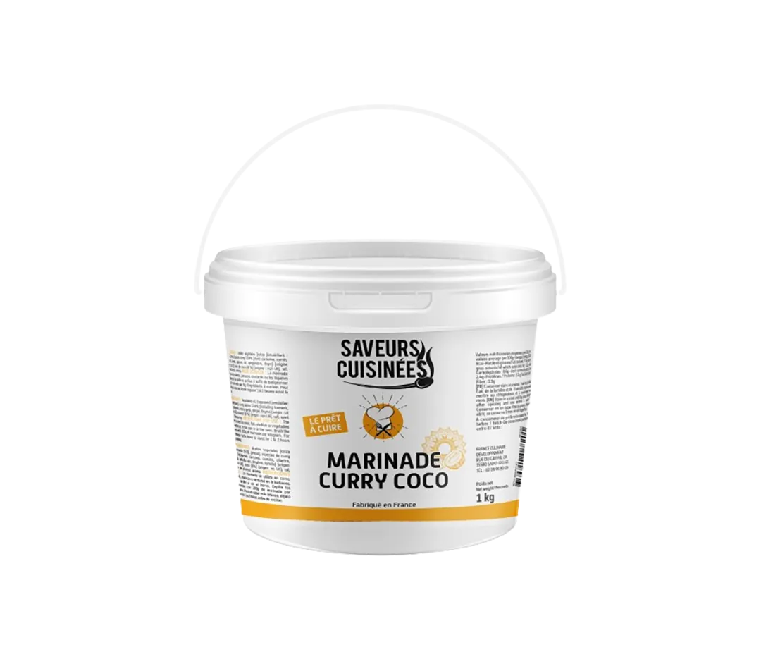 Marinade curry coco