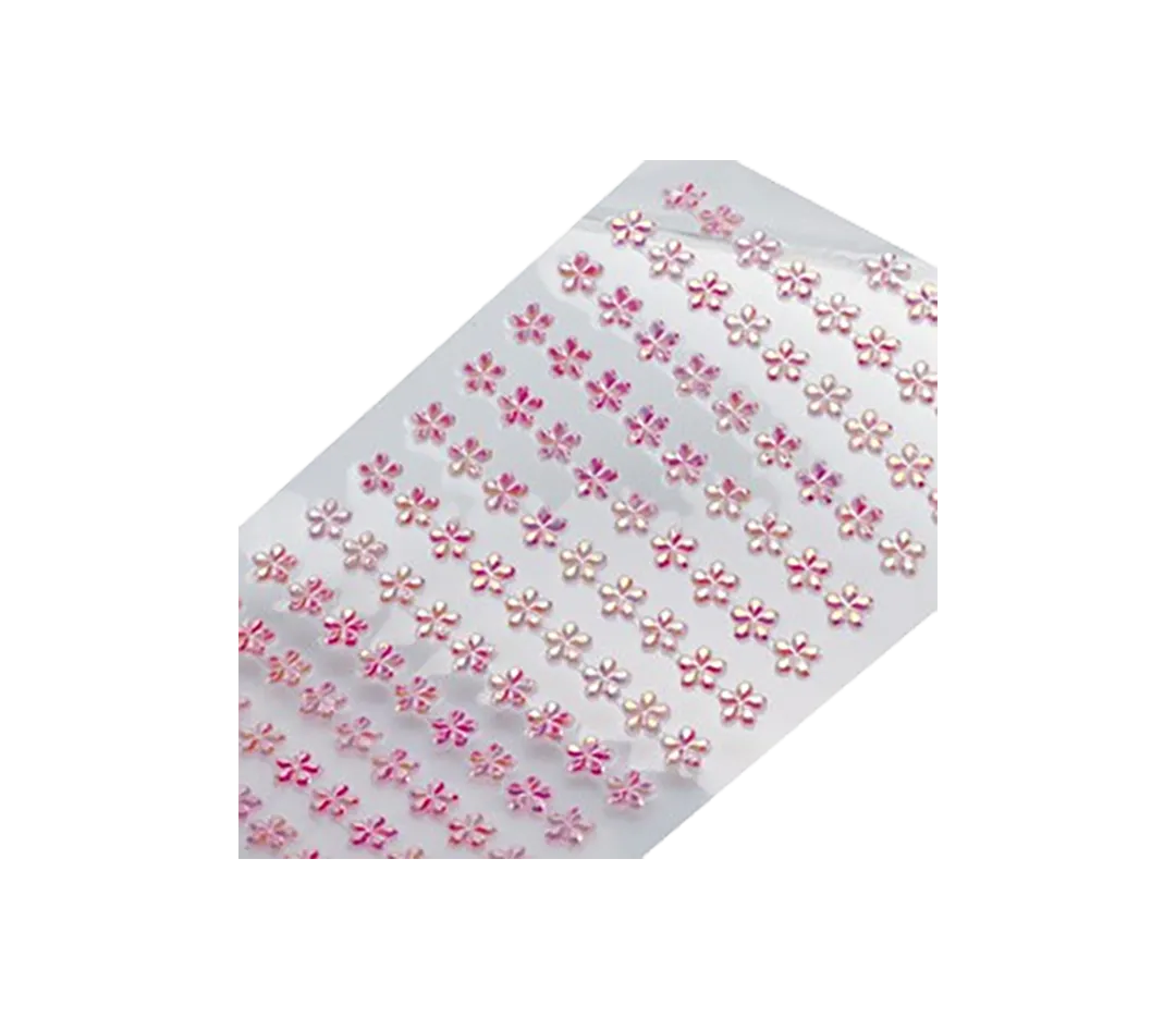 DEMI FLEUR ROSE A COLLER 13X9