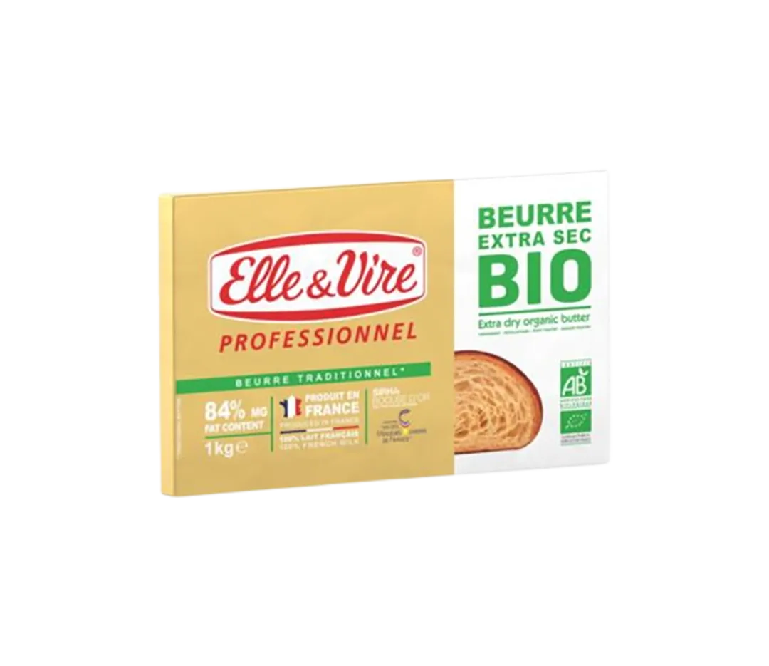 Beurre plaque de tourage bio 84%