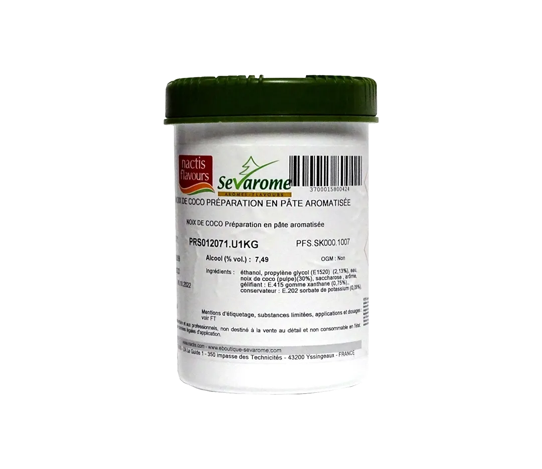 Pâte noix de coco aromatisée - 1kg