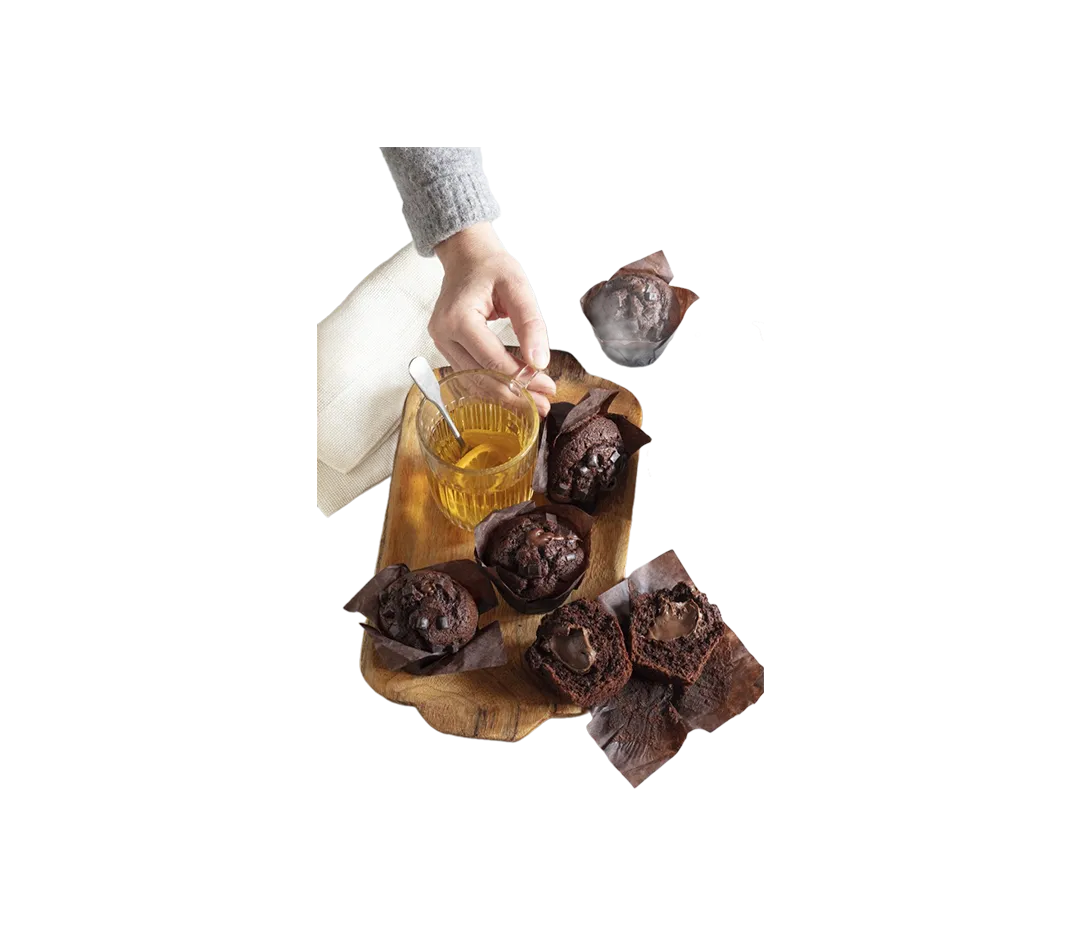 MUFFIN CACAO CHOCO NOISETTE 90G CT24