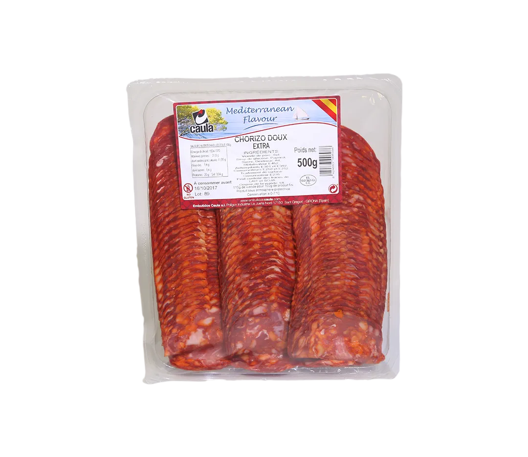Chorizo grande tranches
