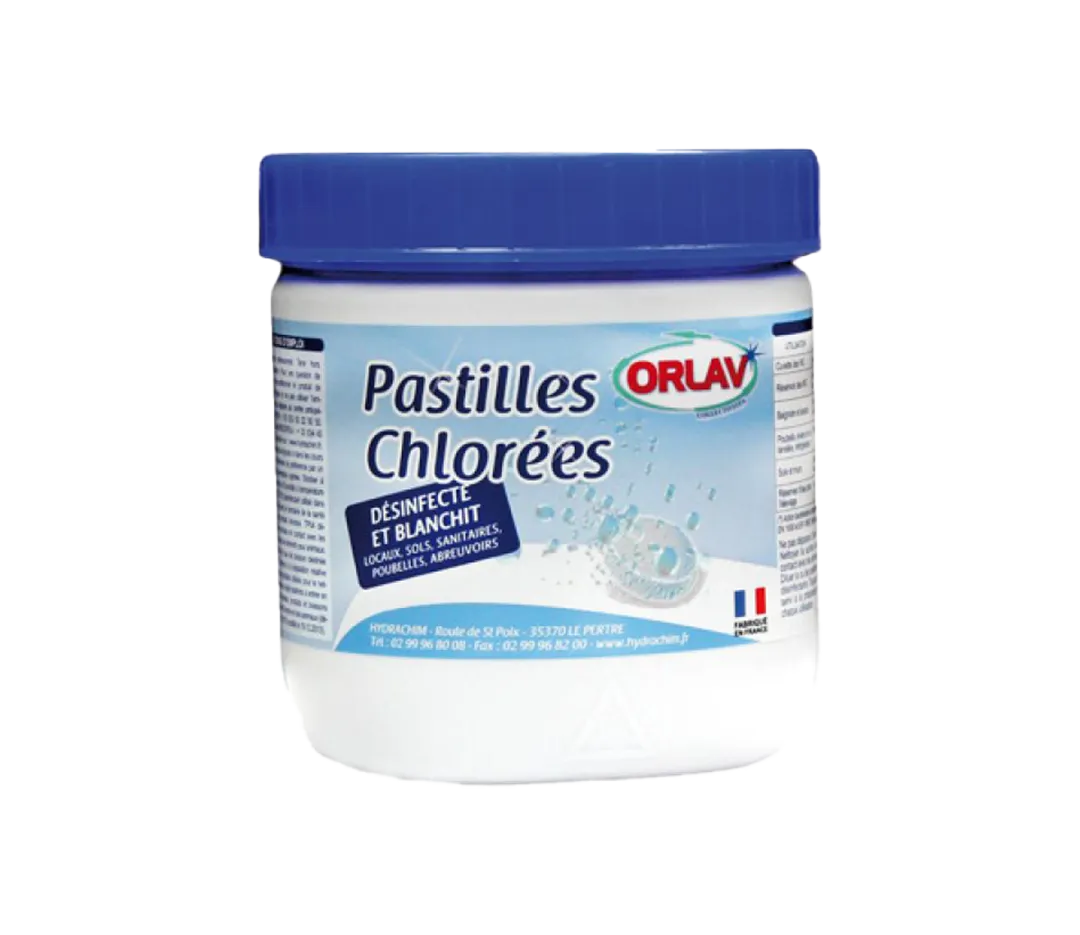 Pastilles de javel cholées - 510g