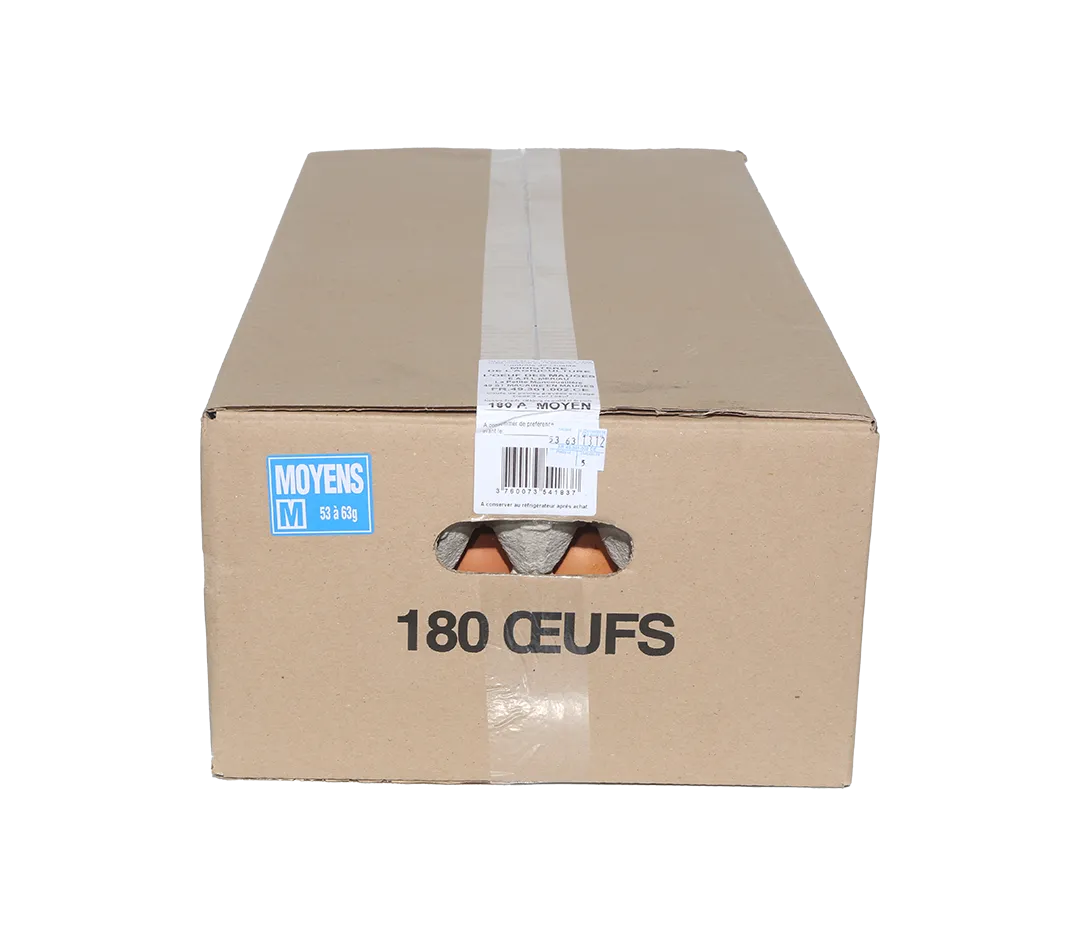 Oeufs de poules Moyens