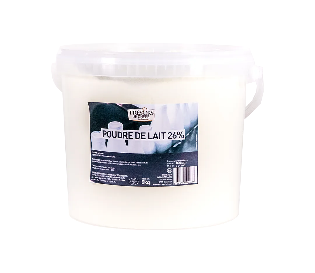 Poudre de lait 26%