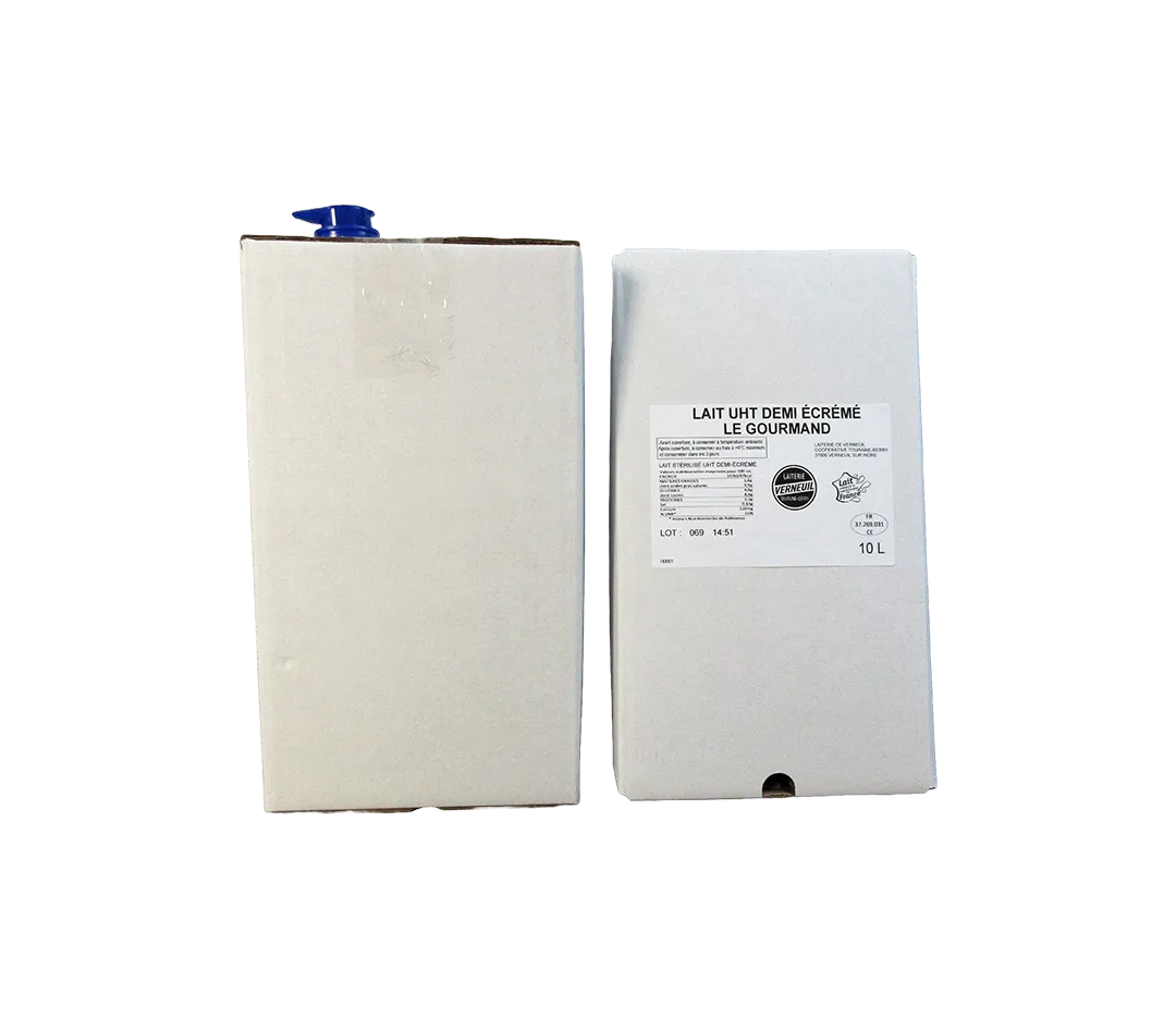 LAIT DEMI ECREME PACK 10 LITRES