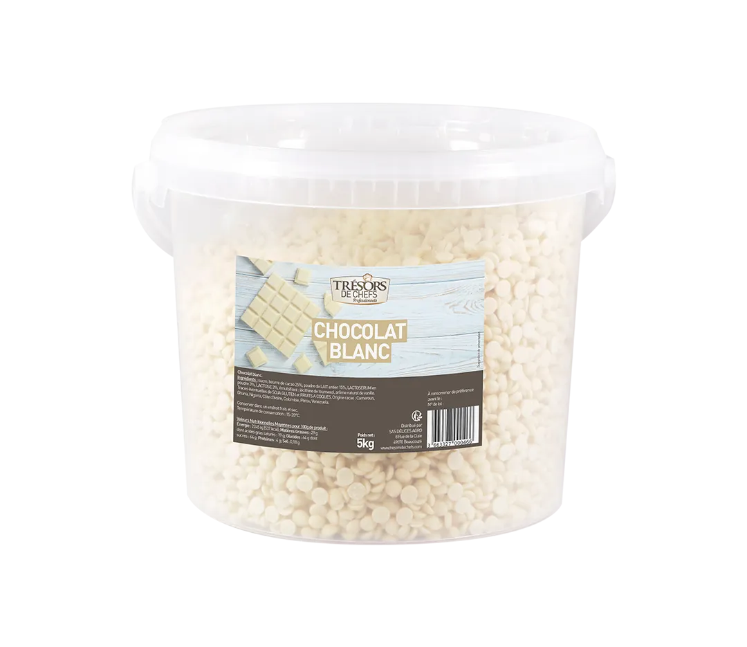 Chocolat blanc 29% - 5kg
