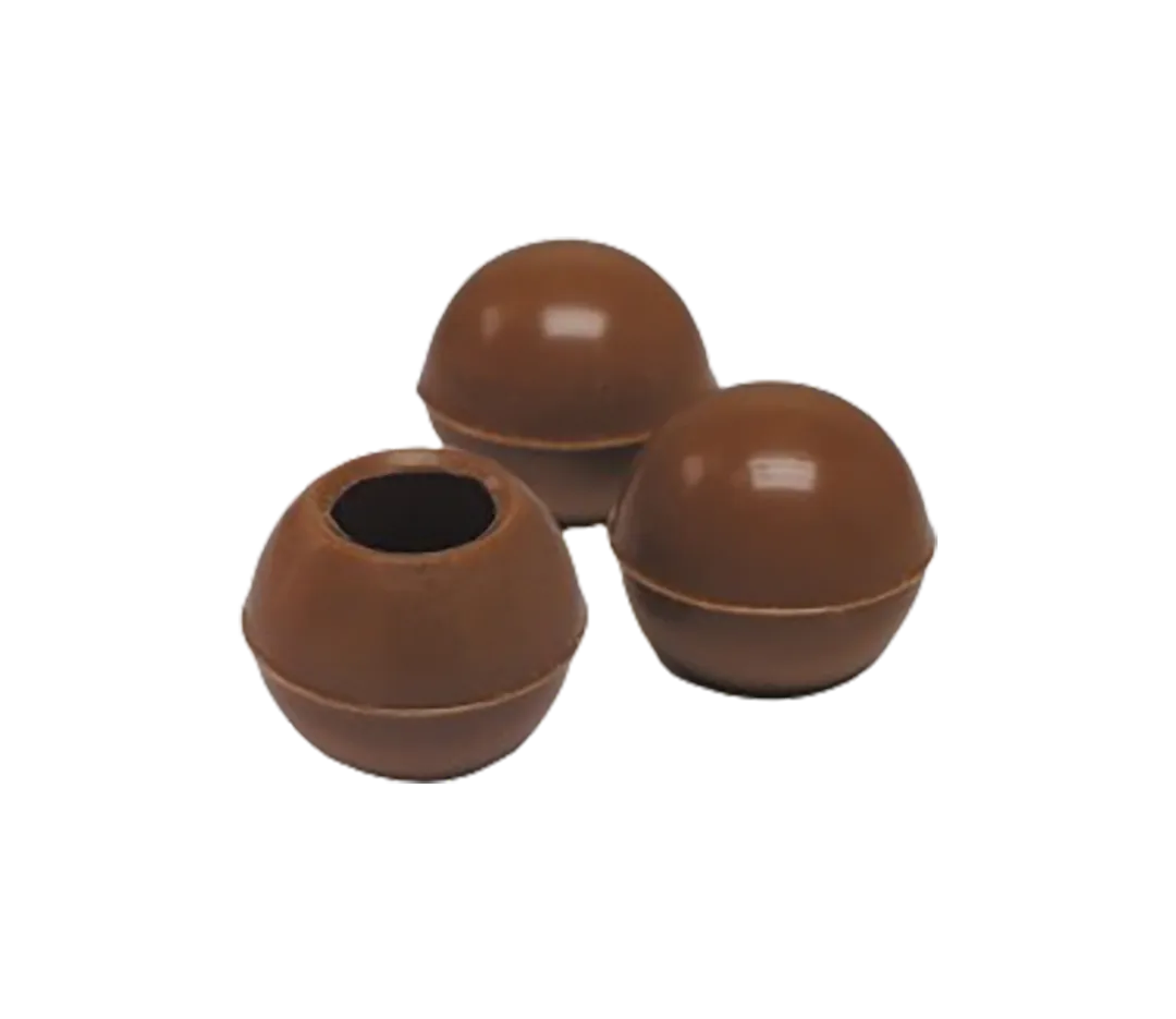 Boules truffes en chocolat au lait