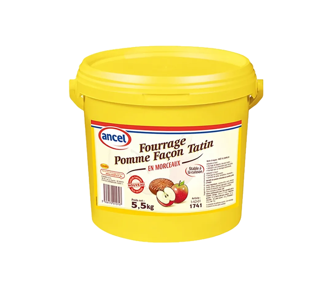 Fruttina pomme en cube façon tatin