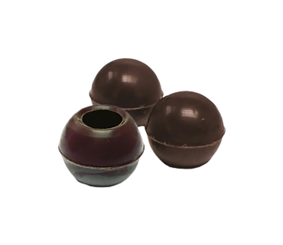 Boules truffes chocolat noir à garnir