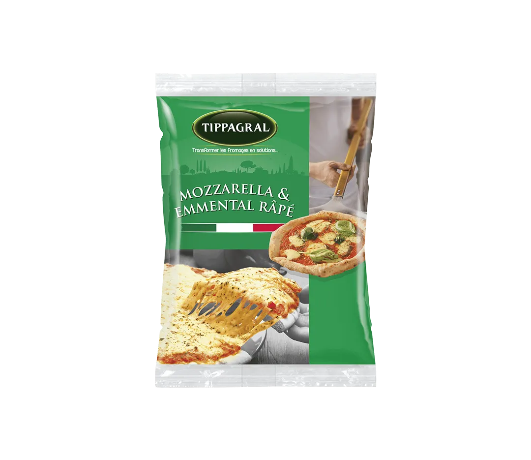 Mix emmental mozzarella