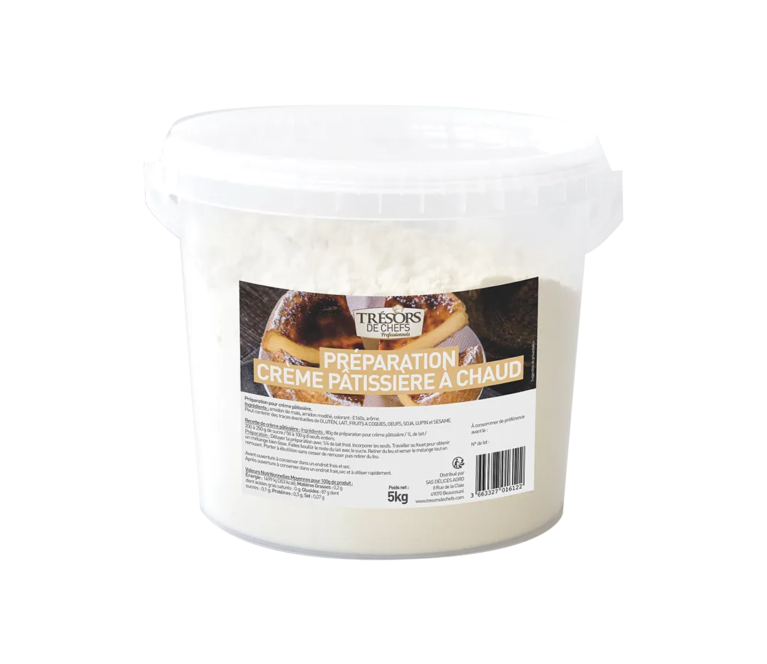 Poudre crème à chaud