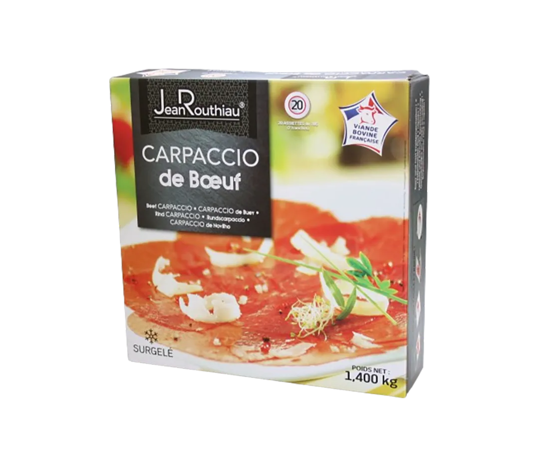 CARPACCIO DE BOEUF SURG 20*70G J.ROUTHAU