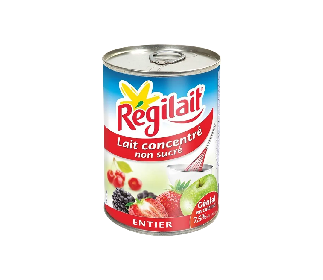 Lait concentré non sucré