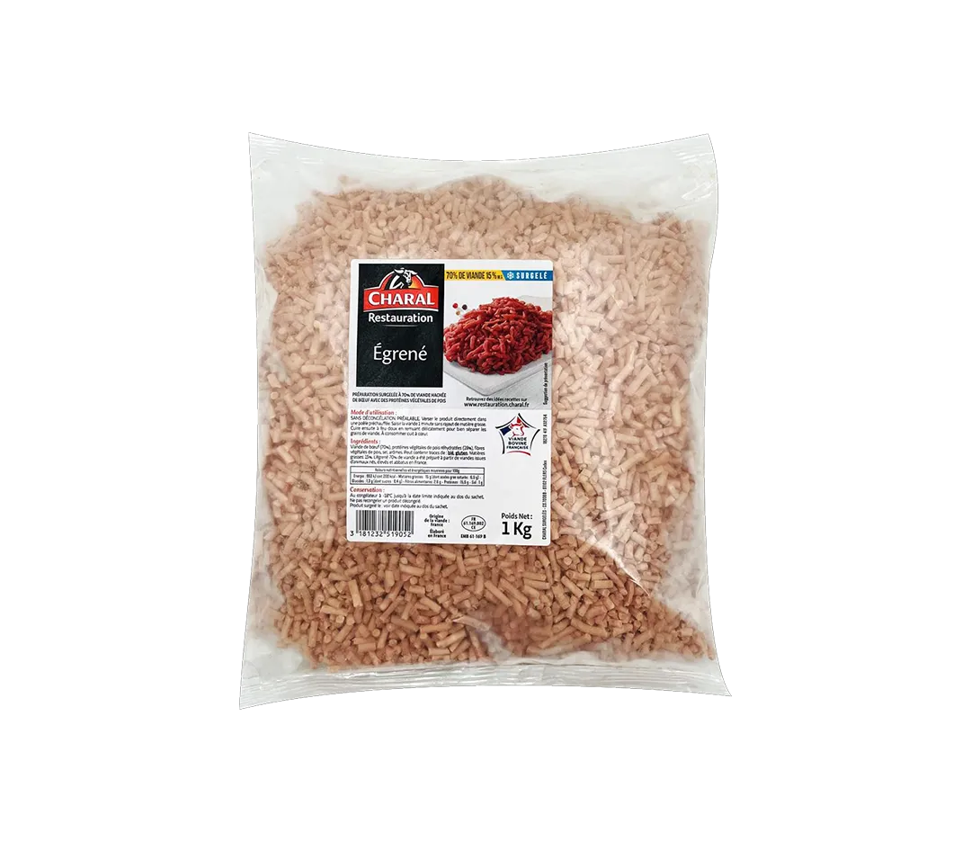 L'égréné 70% viande VBF