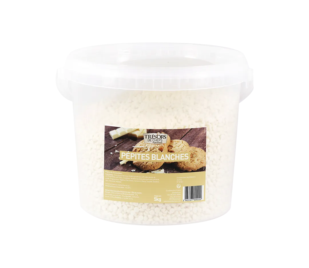 Pépites de chocolat blanc