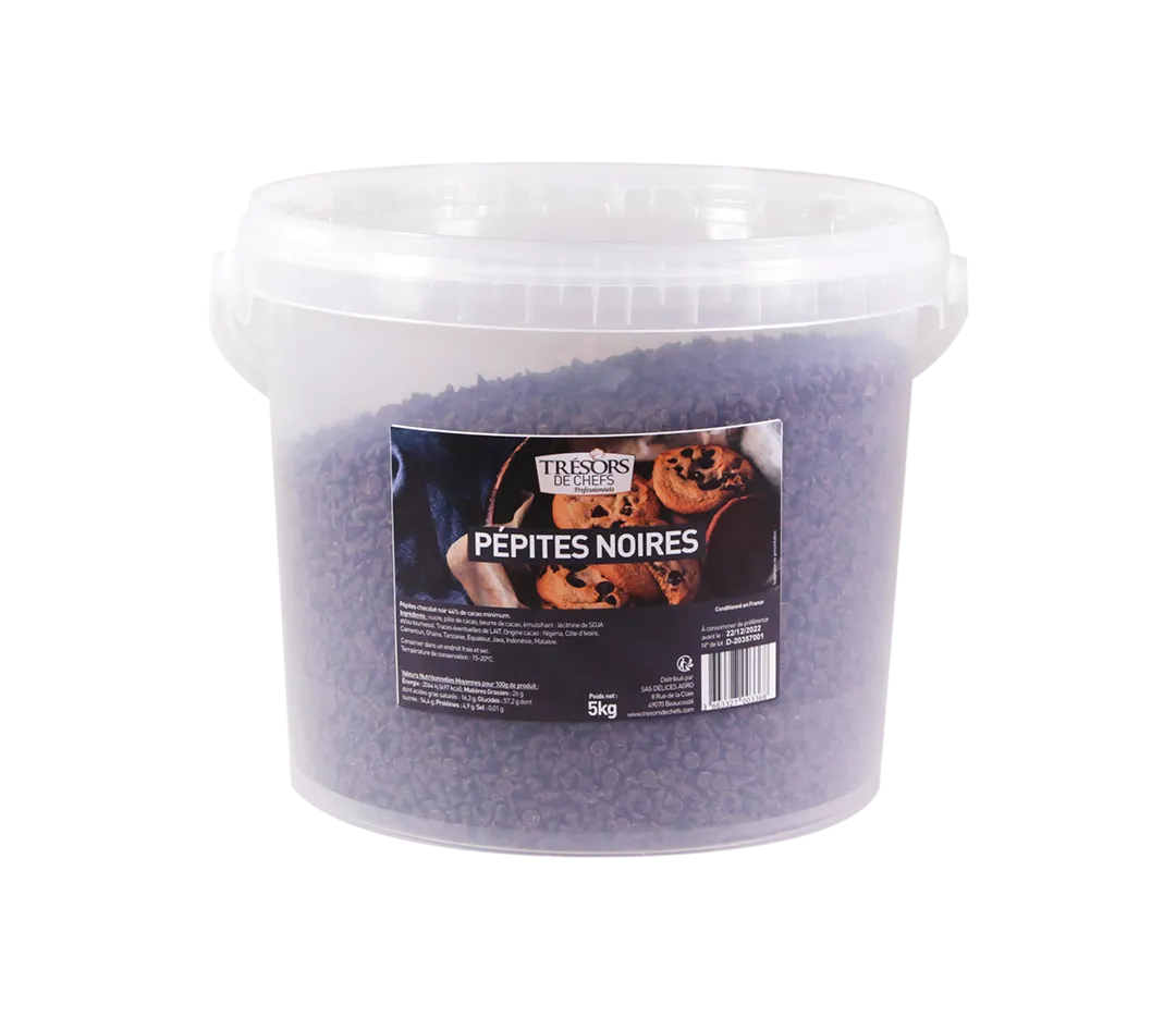 Pépites de chocolat noir