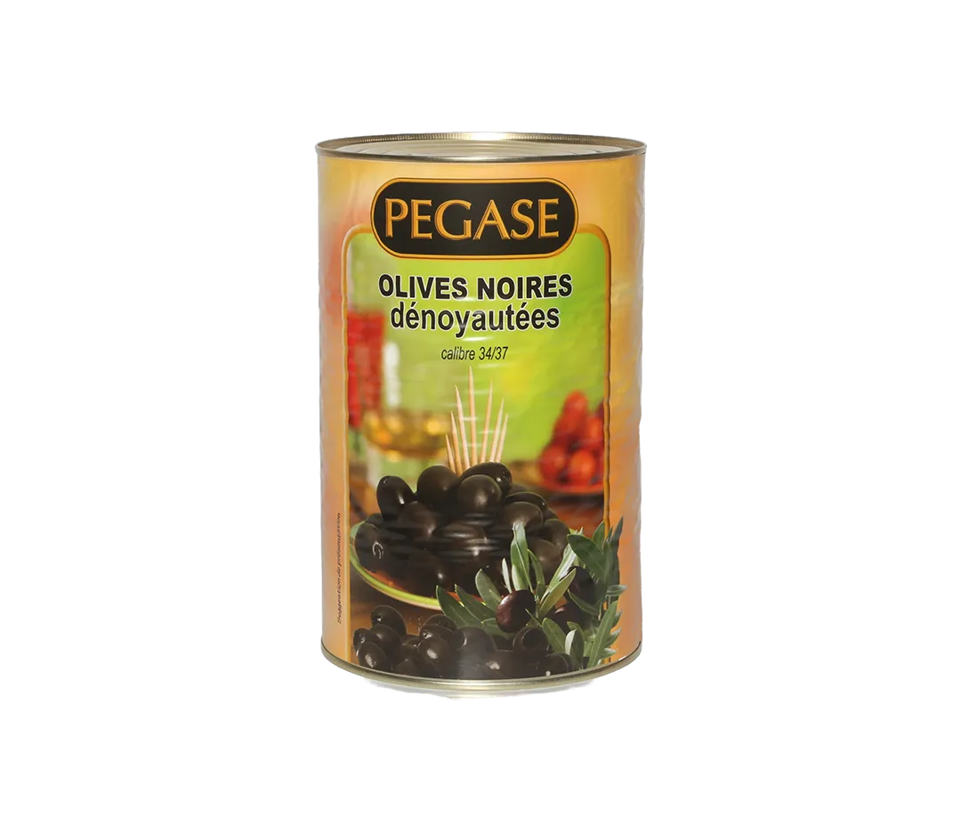 Olives noires dénoyautées
