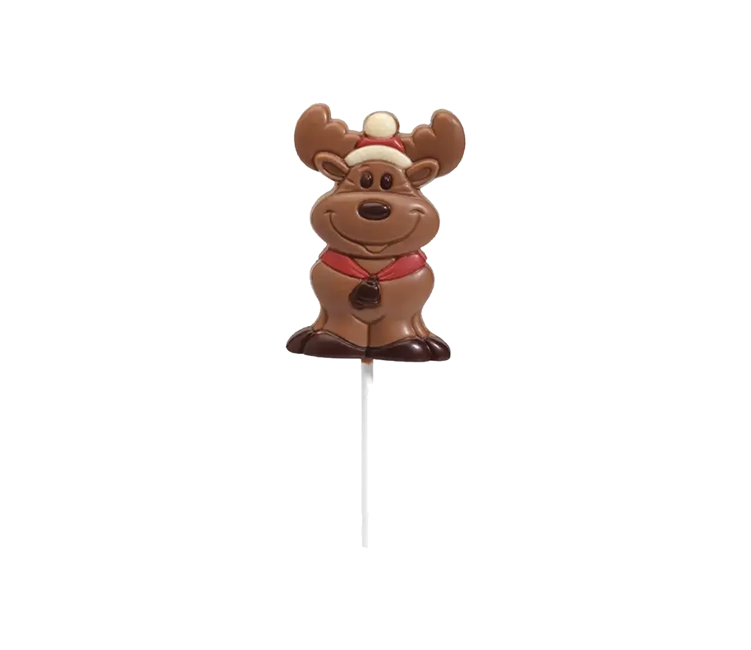 Sucette chocolat Ralf l'élan