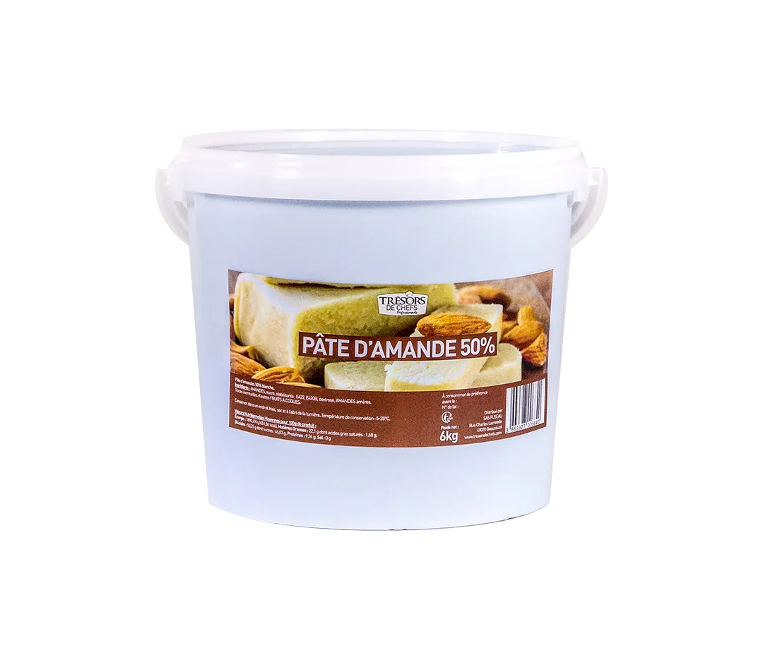Pâte d'amande blanche 50%