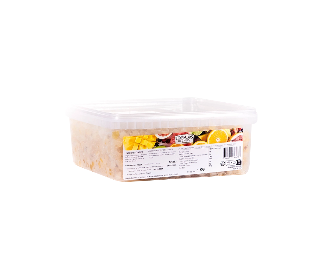 Ecorce de citron cube - 1 kg